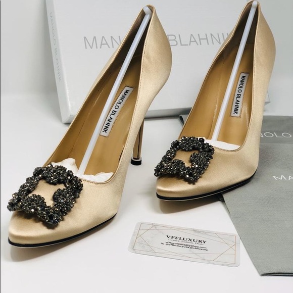 ❗️SOLD❗️manolo Blahnik hangisi 105mm pump - Picture 5 of 8